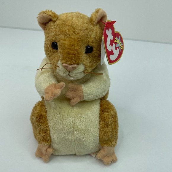 Ty Beanie Babies Pellet The Hamster Date Of Birth July 29, 2000 Pellet - Picture 1 of 5